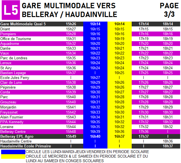 L5 vers belleray 3 3 2022